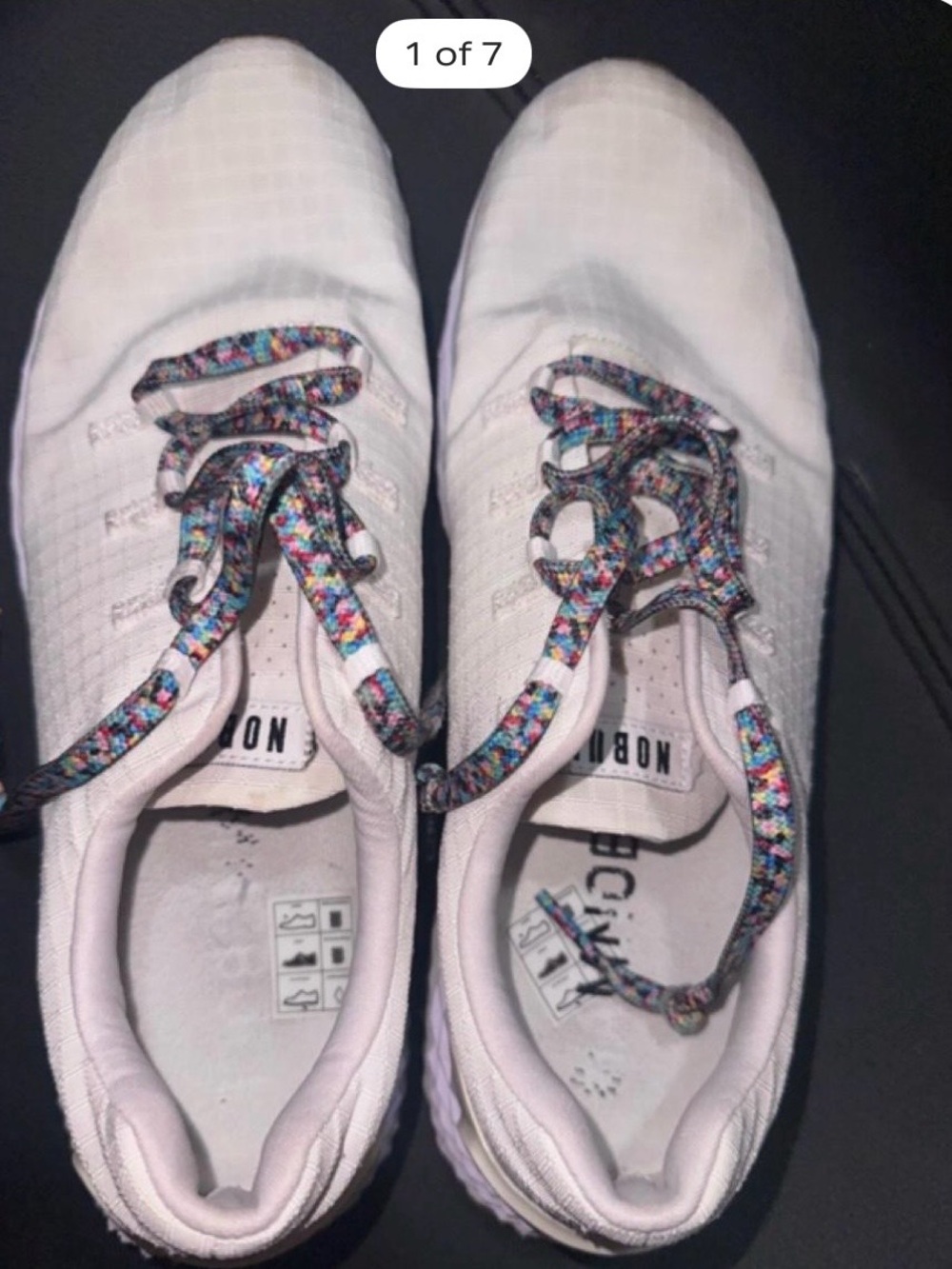 No Bull White Tennis Shoes 11.5